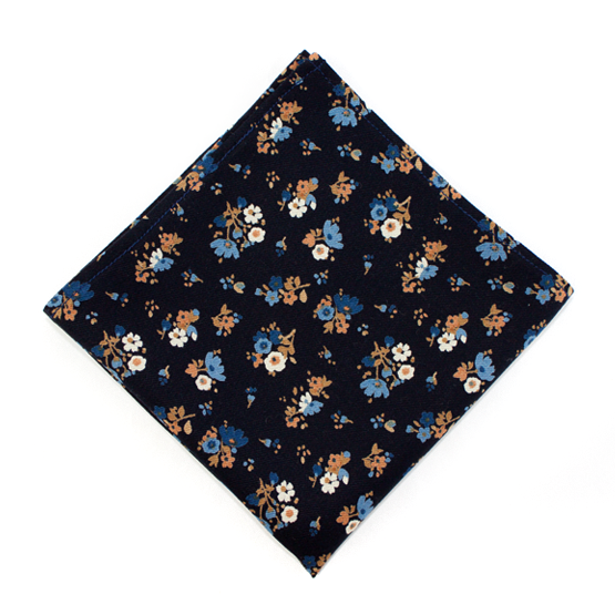 Batista Floral Bleumarin - Batiste cu tematică Florală